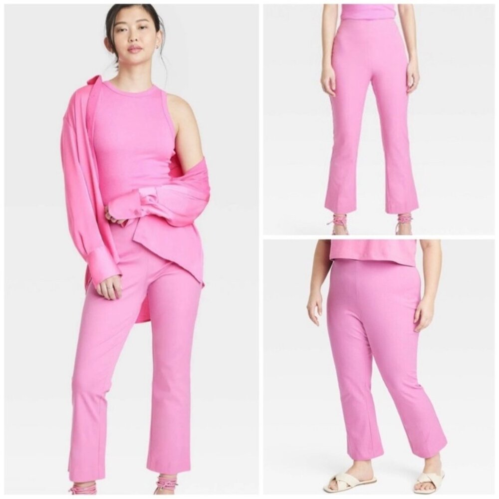 NEW A New Day High-Rise Slim Fit Kick Flare Pull-On Pants - Purple